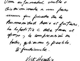 Mensaje de Víctor Heredia