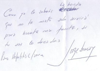 Foto del mensaje de Jorge Bucay para Hepatitis C 2000