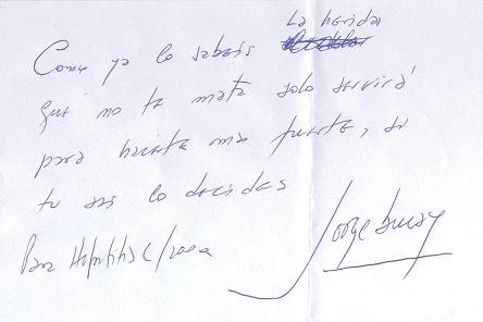 Foto del mensaje de Jorge Bucay para Hepatitis C 2000