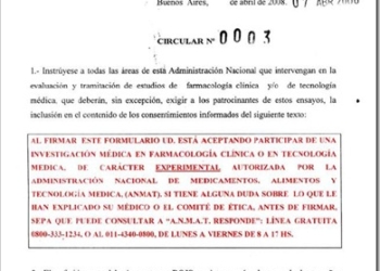 consentimiento informado ensayos clinicos