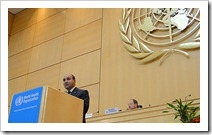 dr juan manzur ministro de salud argentina hepatitis a oms ginebra