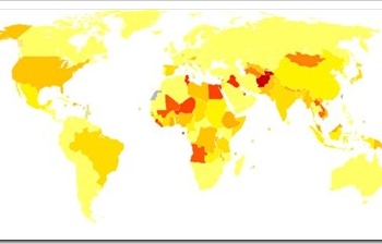 mapa hepatitis mundo