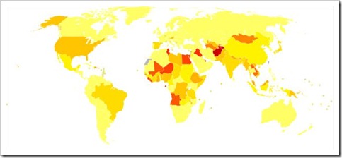 mapa hepatitis mundo