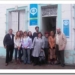 Sonia Quiruelas, Directora del Programa de VIH de la Provincia, Nery Fures, Director de Región XI, doctores del Centro de Salud y Soledad Diaz, Secretaria General de Ammar La Plata en el lanzamiento de la campaña.