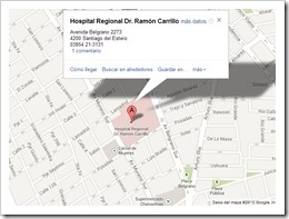 mapa-hospital-ramon-carrillo-santiago-del-estera