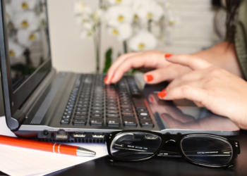 person-woman-desk-laptop