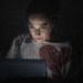células de la piel expuestas a la luz azul