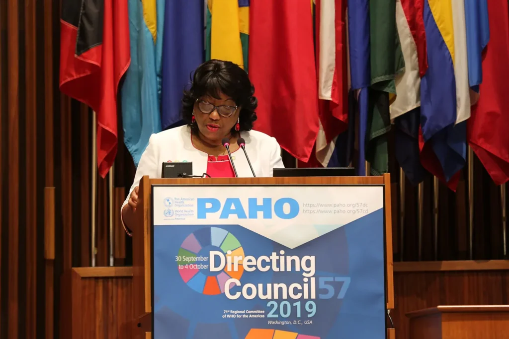 La directora de la OPS, Carissa F. Etienne