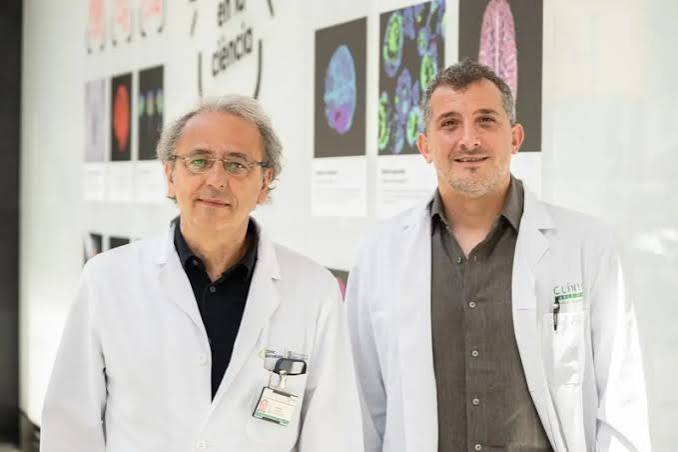 Investigadores Josep M. Llovet y el Dr. Ezequiel Mauro